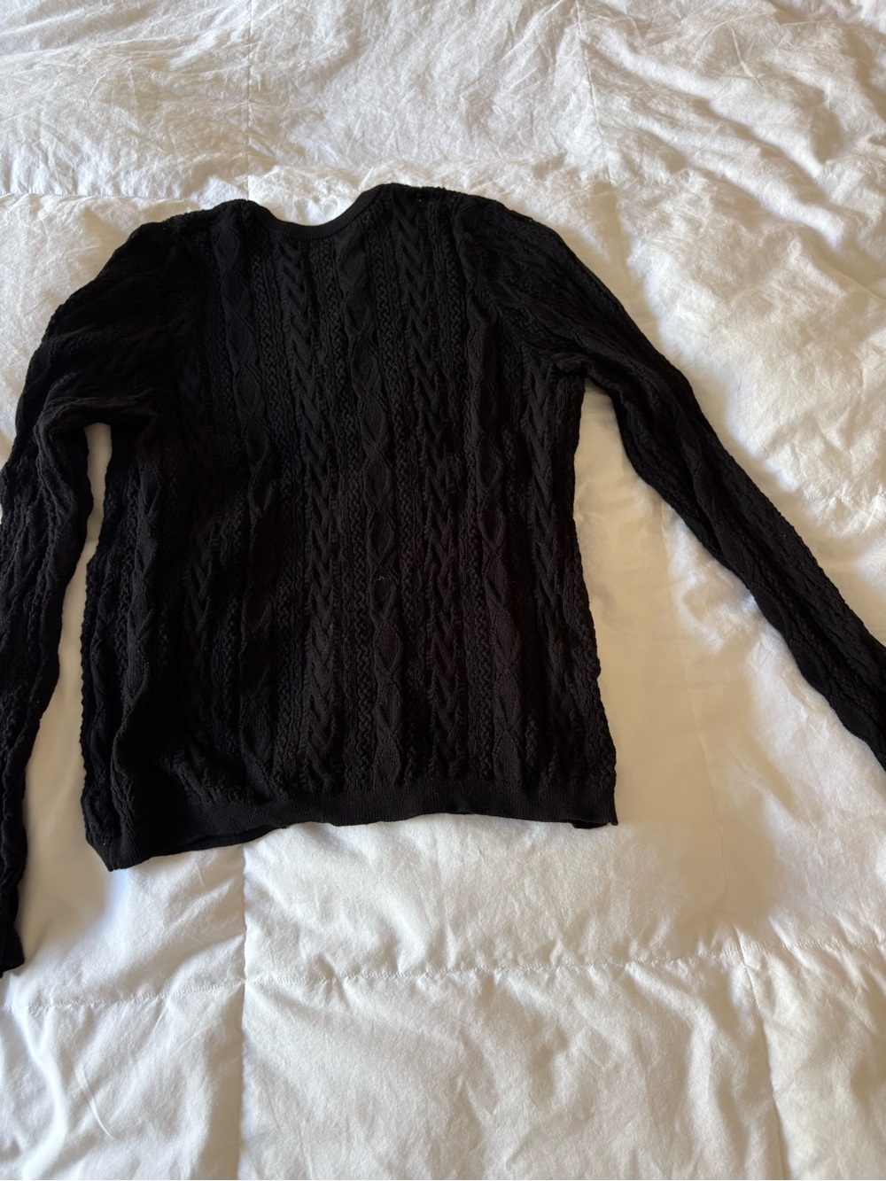 Sezane Ruben cardigan sweater black M - Picture 14 of 14